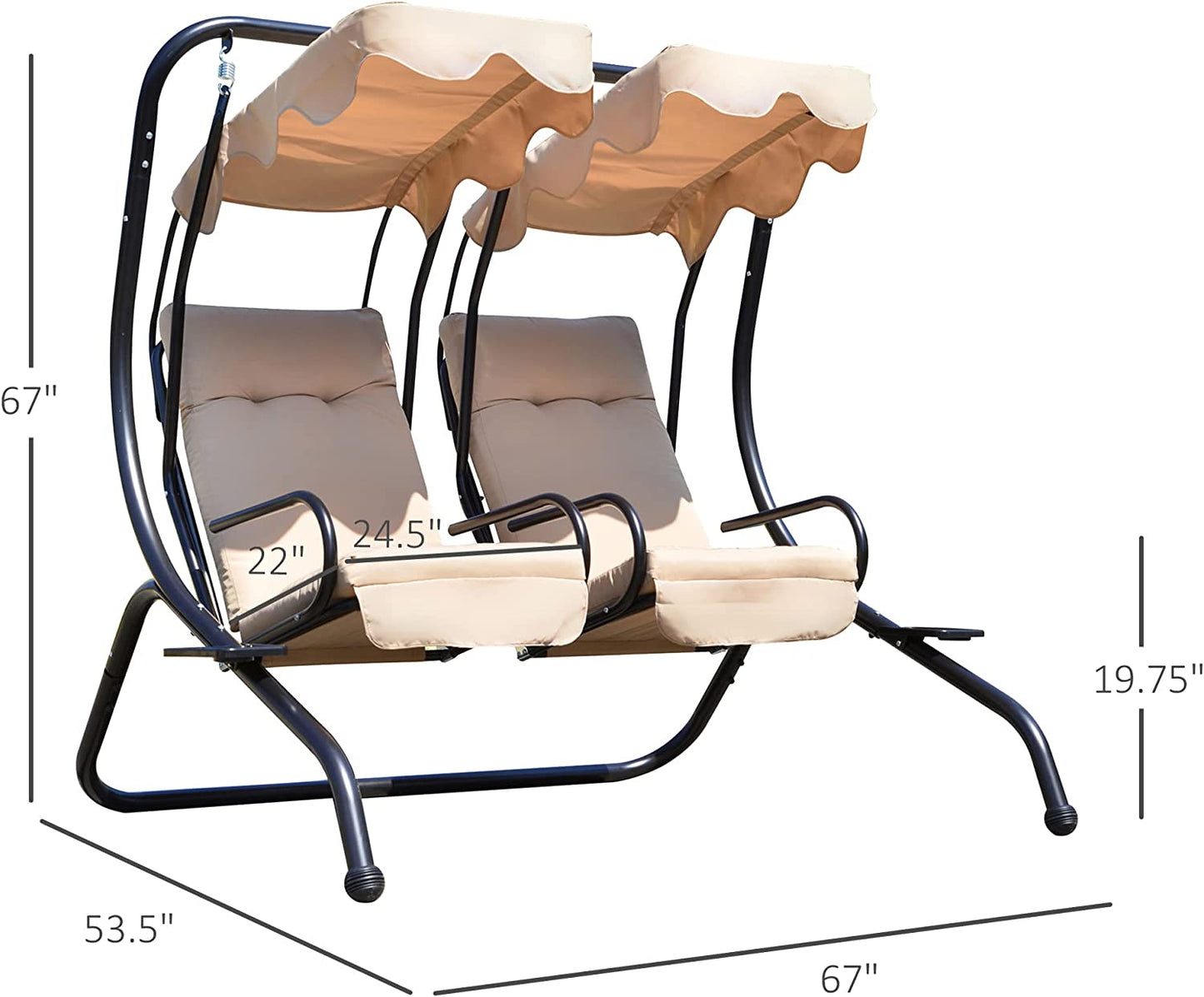 Swing Chair Set, Patio Swing, Garden Swing, Porch Swing