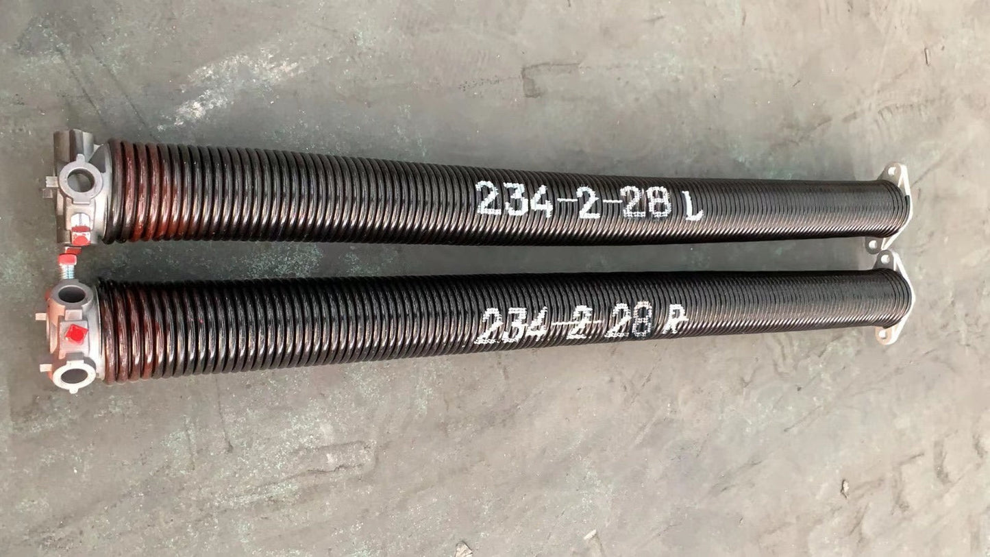 Torsion springs for garage door