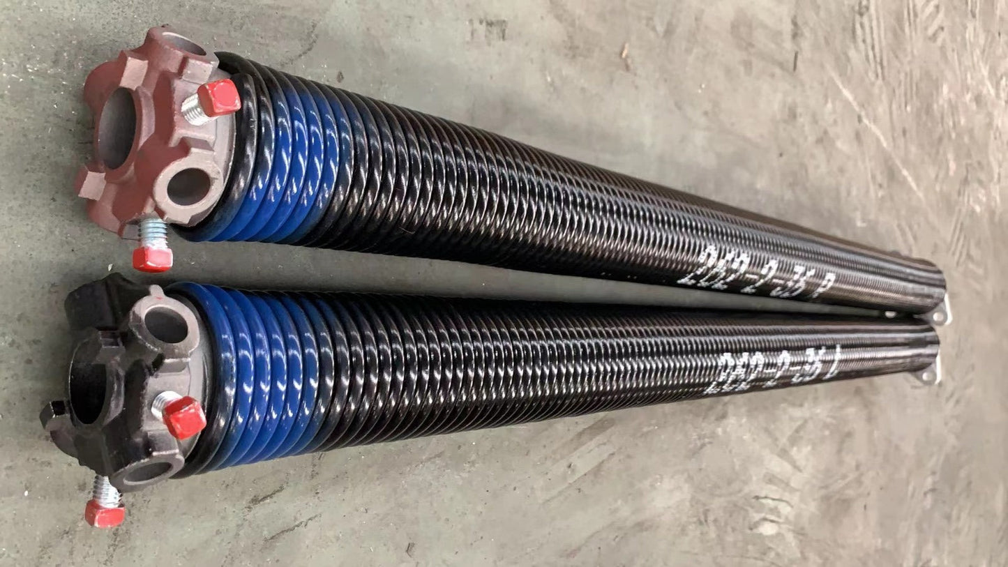 Torsion springs for garage door